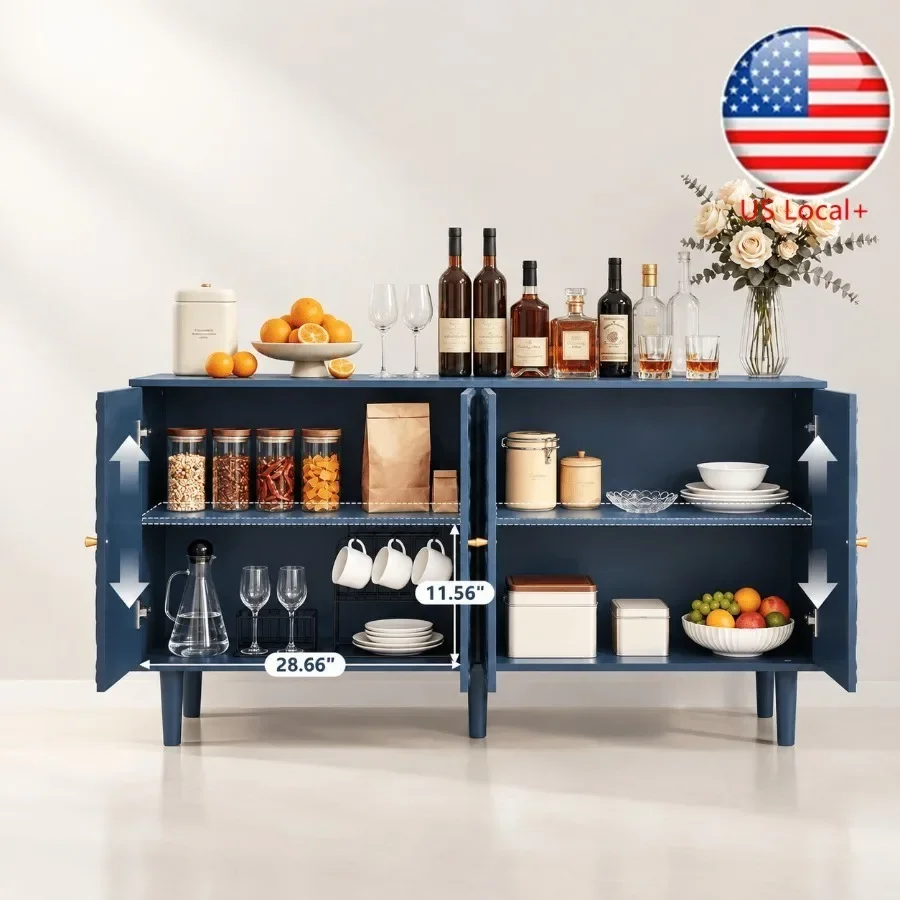 Storage - 59 Credenza con vani contenitori per