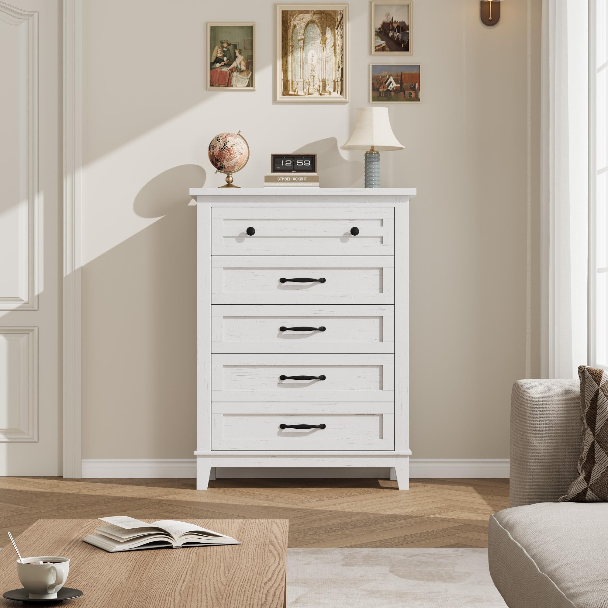 Comò verticale a 5 cassetti Ga - Bedroom Furniture recensione e prezzo