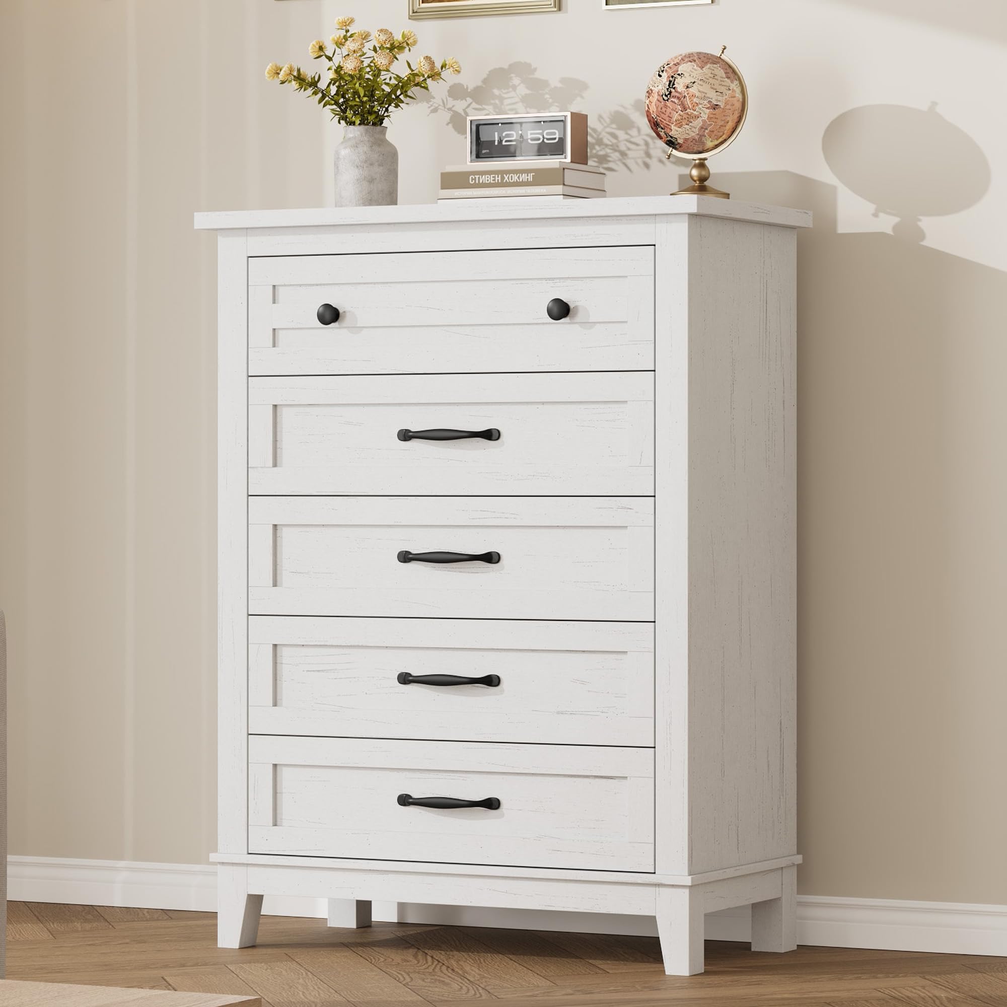 Comò verticale a 5 cassetti Ga - Bedroom Furniture recensione e prezzo