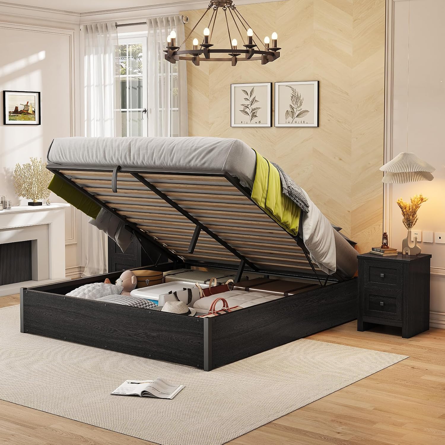 Letto contenitore con meccanis - Gas Lift Storage Bed Hydraulic recensione e prezzo