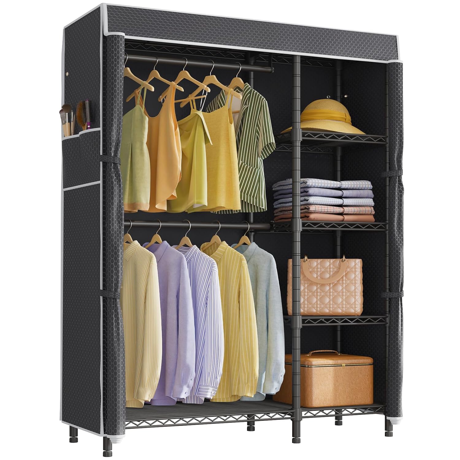Armadio Portatile con Copertur - Wardrobe Closet Portable Fabric Cover recensione e prezzo