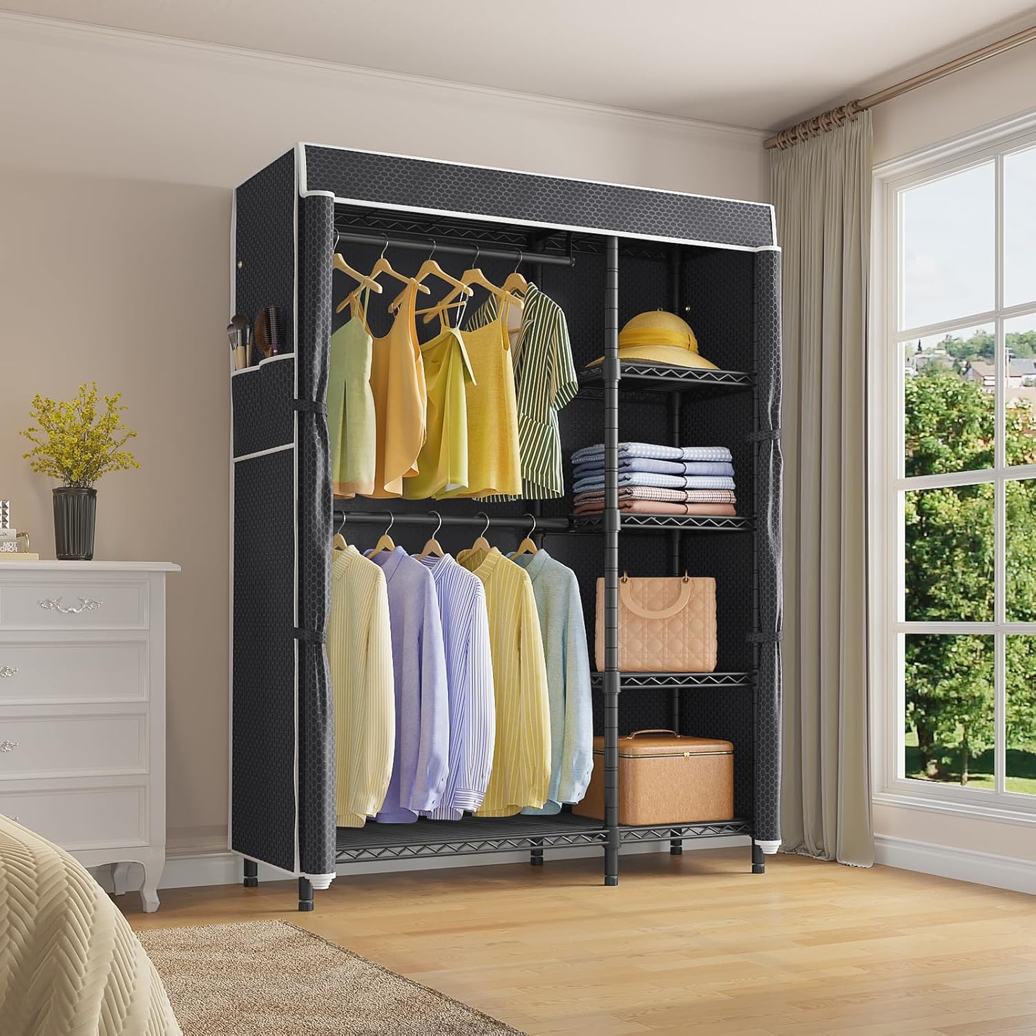 Armadio Portatile con Copertur - Wardrobe Closet Portable Fabric Cover recensione e prezzo