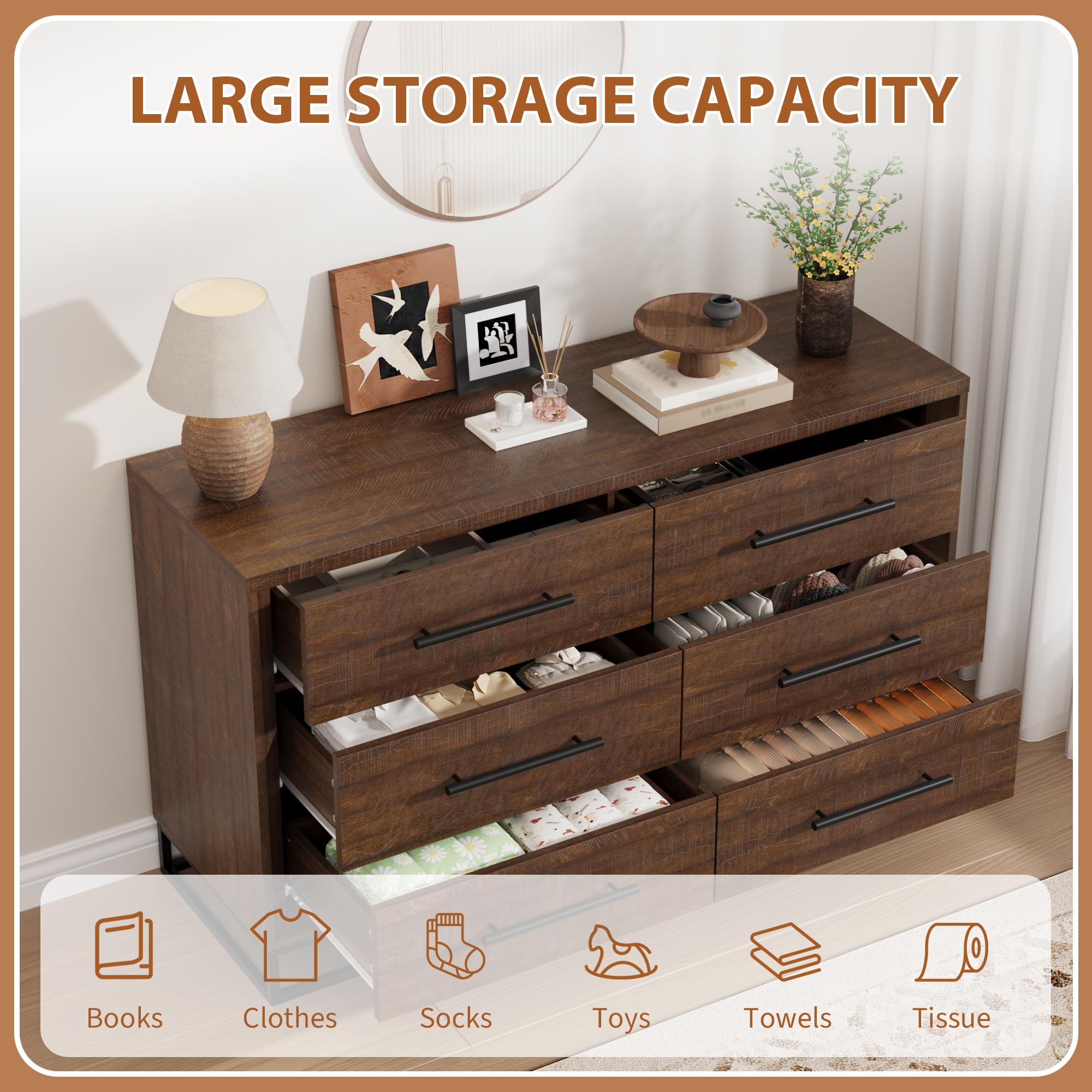 Comò a 6 cassetti per la camer - Bedroom Furniture recensione e prezzo