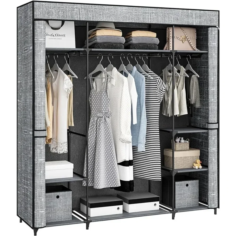 Armadio Portatile da 64,5 Poll - Wardrobe Closet Portable Fabric Cover recensione e prezzo